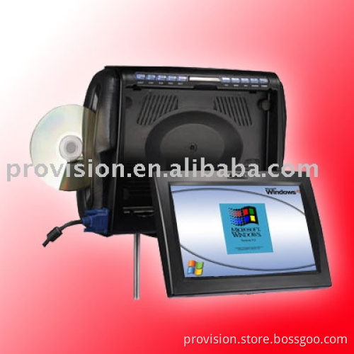 10.2 inch head rest monitor pillow with DVD